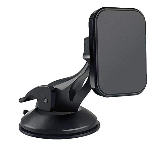 IWIO Magnetic Windscreen/Dashboard Car Universal Mobile Cradle Phone Holder compatible with Micromax Canvas Infinity Pro - BLACK