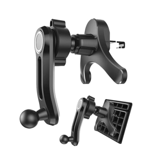 Jvjggag Phone Holder Car Vent Anti-Shake Spring Clamp Universal Hands Free