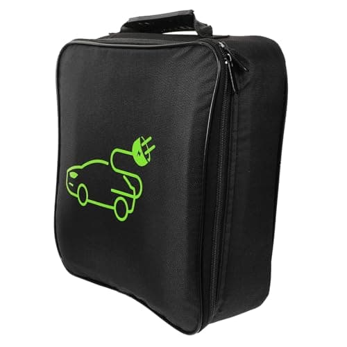 GALPADA Black Oxford Cloth Ev Charger Bag for Car Travel Storage