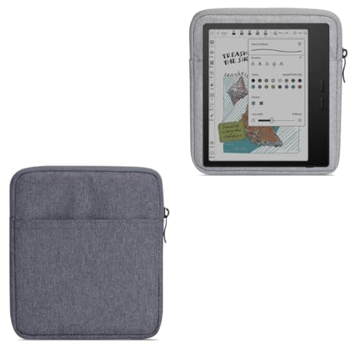 IXUECAT Kobo Libra Colour Sleeve Cover | Protective 7" e-Reader Kindle Oasis Sleeve Pouch | Travel Carry Cover Bag for Kobo Libra 2, H2O, and Colour (2024) — view 4
