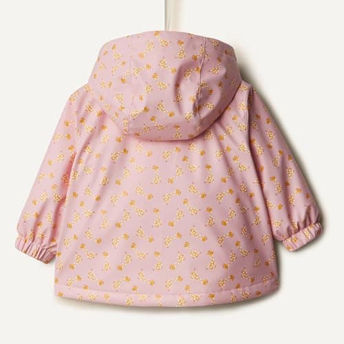 Amazon Essentials x Sofia Grainge Girls' Water-Repellent Rain Jacket, Light Pink Giraffe, 4 Years — view 5