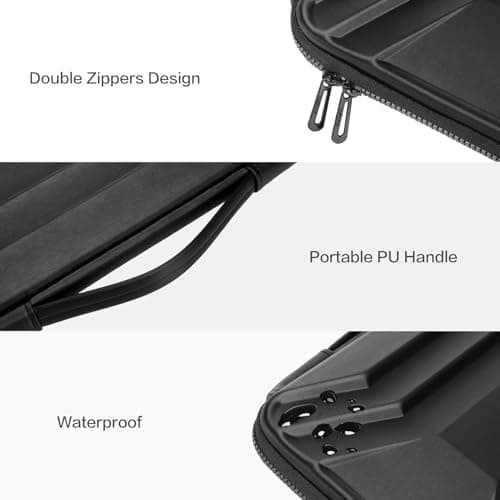 MOSISO 13-14 inch Laptop Hard Case,Waterproof Shockproof Bag, Black — view 4