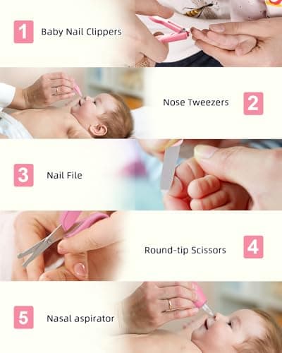 Baby Healthcare and Grooming Kit, Lictin 12PCS Nursery Care,Nail Clippers — view 5