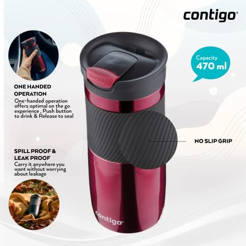 Contigo Byron SNAPSEAL™ Travel Mug, 470 ml — view 3