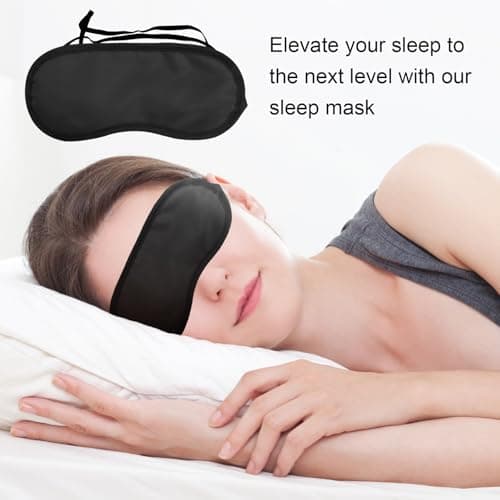 2 PCS Weighted Eye Mask for Sleeping Weighted Sleep Mask with Beads and Soft Cotton Cloth Portable and Skin-Friendly Relieves Fatigue for Train Travel and Home Use — view 5