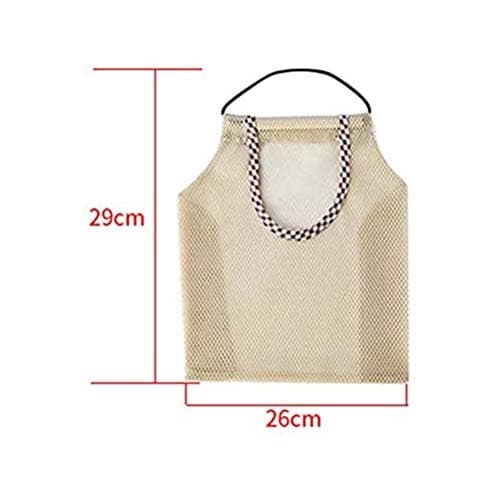 Yunobi Hanging Mesh Storage Bags Space Saver Organizer Fruit Storage for Kitchen Bathroom Mesh Wall Mount Hanging Bag 2pcs — view 2