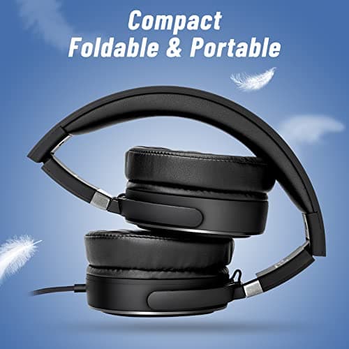 Rockpapa Circle ONE Foldable Kids Headphones Wired with Microphone &3.5mm — view 4