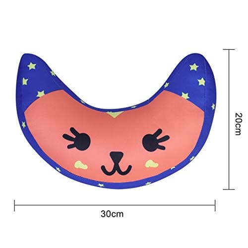 Kids Car Travel Pillow Car Seat Belt Cushion Head Neck Support Pillow Safety Strap Covers Children Headrest for Car Travelling Sleeping Pillow — view 2