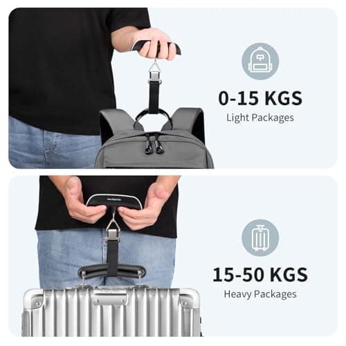 Blendura Luggage Scale, Digital Portable Luggage Weight Scale 110 lb/ 50kg — view 4