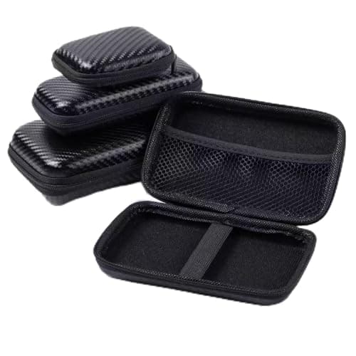 CBMZHF 3-Piece EVA Hard Shell Storage Box Set - Waterproof Zipper Case for Electronics, Headphones, Camera & Tools | Shockproof Travel Organizer with Secure Compartments