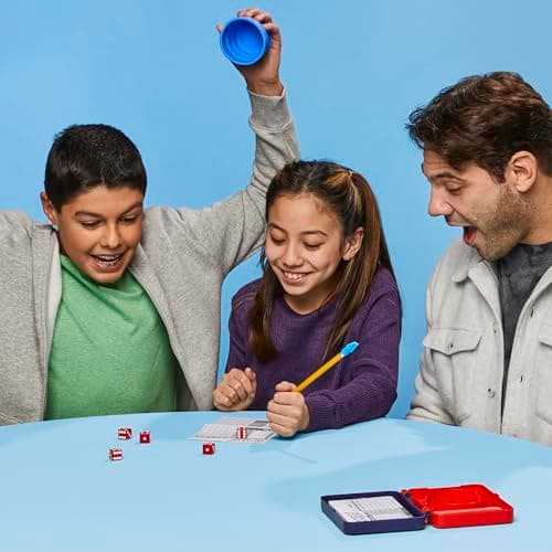 Yahtzee Dice Game | With Collapsible Cup & Storage Case | Fun Family Games for Children, Teens, Adults | 30 Mins | 2 or More Players | Ages 8+ - English Version — view 3