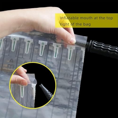 Inflatable Laptop Protective Bags, 12 Pack 15Inch PC Sleeves Air Protective Bag Fit for 14-15 Inch PC, Notebooks, Laptop Air Bag for Shipping and Safe Transportation — view 2