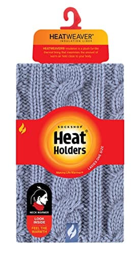 HEAT HOLDERS - Women's Thermal Winter Neck Warmer - 3.5 tog - One size (Dusky Blue) — view 2