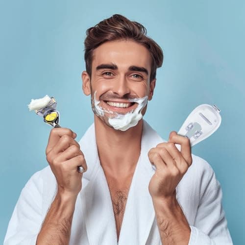 Nincha Manual Razor Travel Case Portable Plastic Manual Razor Trimmer Protector Transparent — view 5