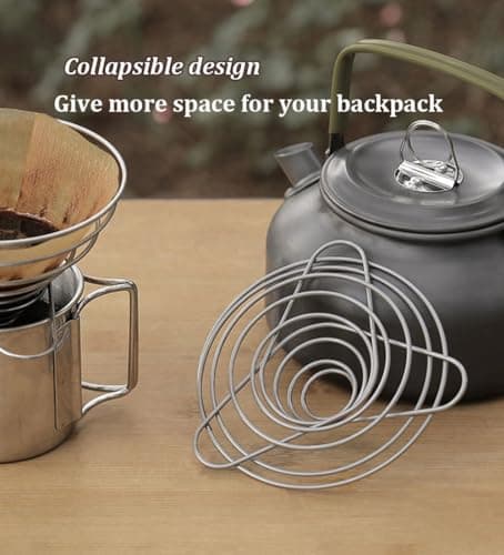 MERMOO YILAN Compact Pour Over Coffee Dripper for 1~2cups with Storage Bag — view 5