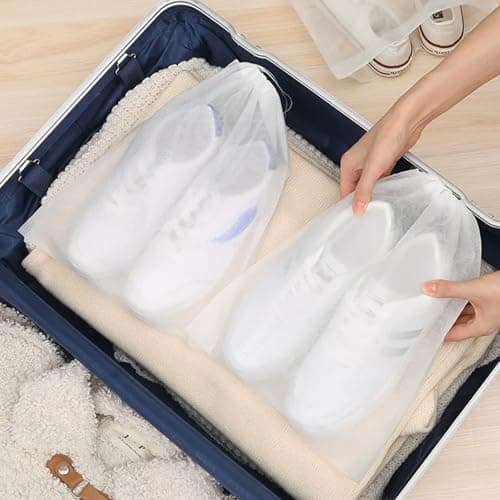 Dust Bags for Handbags, Breathable Non-Woven Pouch with Drawstring, 10 Pcs — view 6