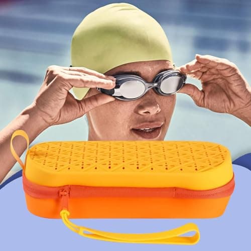 Swimming Goggles Case Waterproof Portable Eyeglass Holder with Drain Hole — view 2