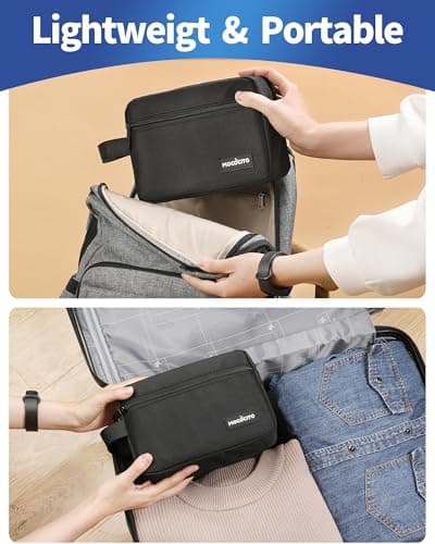 Toiletry Bag Men Travel Toiletry Bag Hanging Toiletries Bag Small Wash Bag Toiletries Cosmetic Organizer Bag Gym Shaving Shower Bathroom Bag — view 6