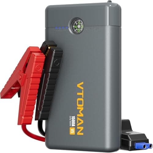 VTOMAN V5 Jump Starter Power Pack for 12V Vehicles & Motorcycles