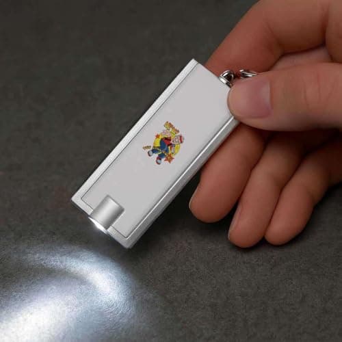 Azeeda 'Groovy Grandpa' LED Keyring Torch (KT00039631) — view 5