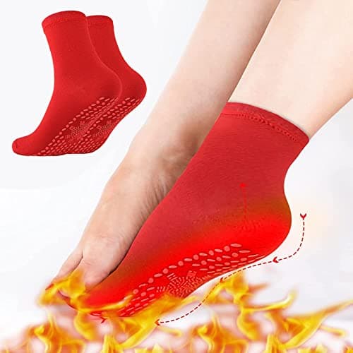 Ski Socks Women Self Heating Socks Thermal for Men Women Breathable Foot Warmers for Outdoor Sports Camping Running Fishing Hiking Gifts Ski Men — view 2