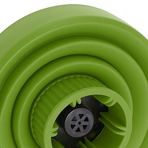 LUCKDANO Curl Adapter for Universal Collapsible Hair Dryer Diffuser | Travel-Friendly Folding Design | Advanced Silicone Material for Even Heat Distribution | Compatible with 1.6-2in Hair (Green) — view 3