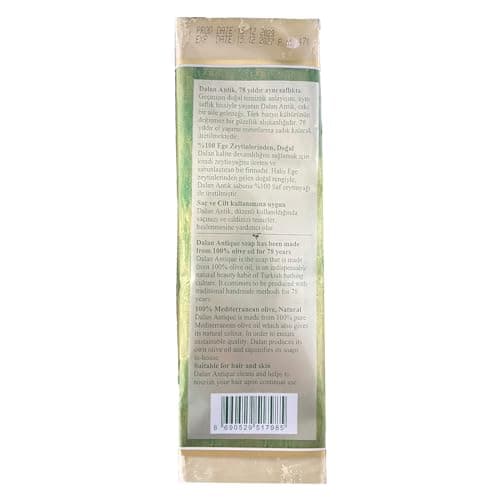 5 x 180g Bar Natural 100% Pure Olive Oil Soap Dalan Turkish Bath Handmade Turkey — view 4