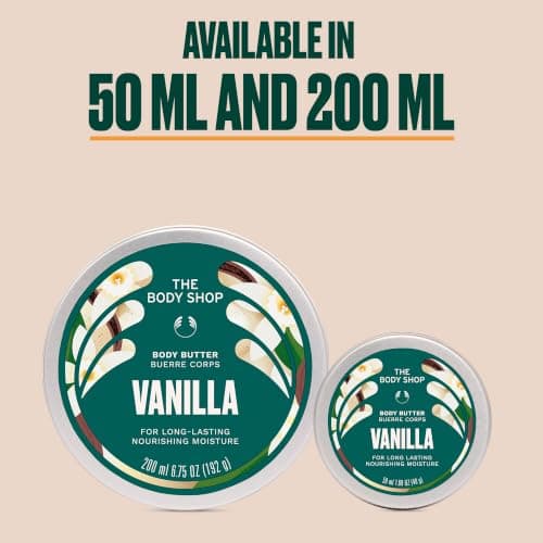 The Body Shop Vanilla Body Butter, Rich Hydrating Moisturiser, 50ml — view 6