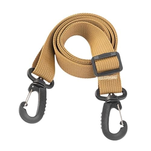 LOVIVER Shoulder Strap Replacement Crossbody Bag Strap Simple Multifunction Men Handbag Strap Adjustable Strap for Shoulder Bag Pouch, Khaki — view 6