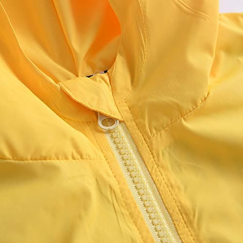 Miyanuby Toddler Baby Boy Girl Outfit Coat Cartoon Lightweight Hoodie Zipper Outdoor Kids Raincoat Windbreaker Jacket — view 6