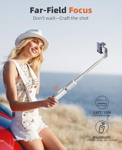 Vimose 62" Phone Tripod Stand - All in 1 Selfie Stick Tripod — view 5