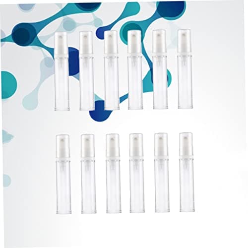 DEARMAMY 12 Pack Empty Spray Bottles Sunscreen Sprayer Press Pump Fine Bottle for Aromatherapy Subpackaging — view 4