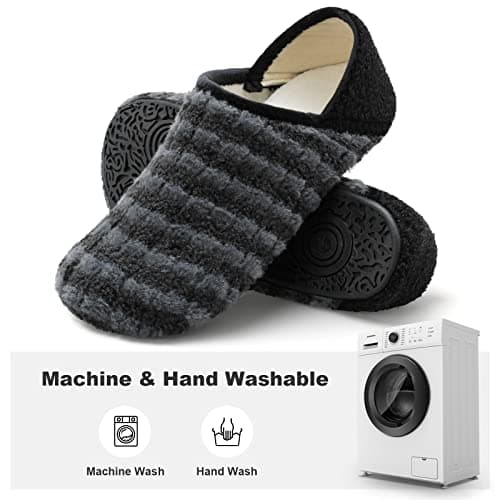 XIHALOOK Slippers for Women Men Cozy House Shoes Slip on Indoor Barefoot — view 6