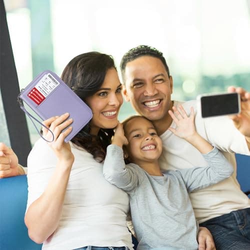 FINTIE Passport Holder Travel Wallet for Family — view 2