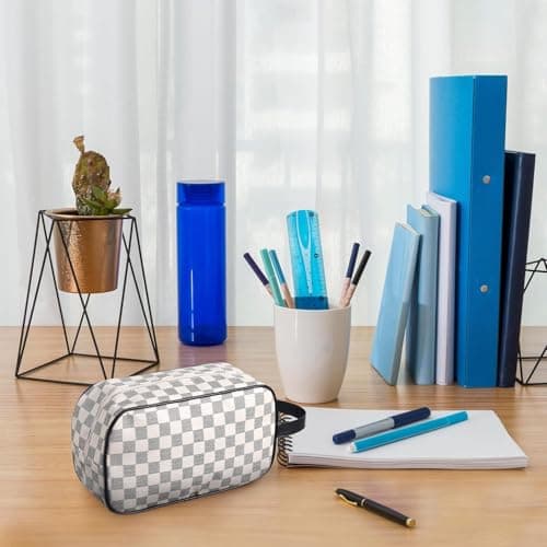 Qualiware Travel Toiletry Wash Bag for Men and Women Traveling Dopp Kit Shaving Bag for Toiletries Accessories Makeup Cosmetic Organizer (Light White) — view 4