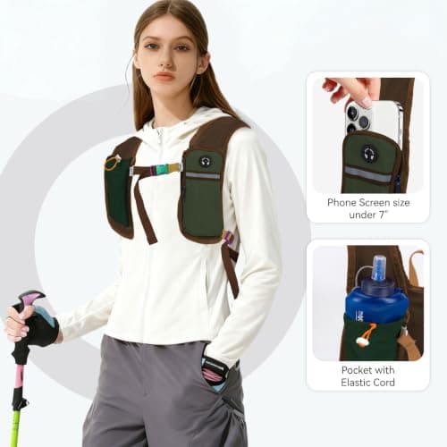 UtiaMiaoGonGo 15L Small Hiking Backpack Travel Daypack Colorful Lightweight Packable Foldable Casual Backpack for Women Men — view 2