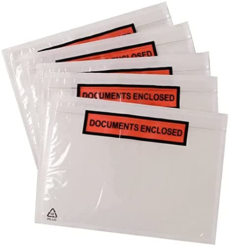 SALTECH 10 X A5 Printed Document Enclosed Wallets. Pack of 10. A5 (Approx 225mm x 165mm), Waterproof Self Sealing Packing Envelopes. Postage Pouches for Securing Important Documents. Pack of 10 — view 2