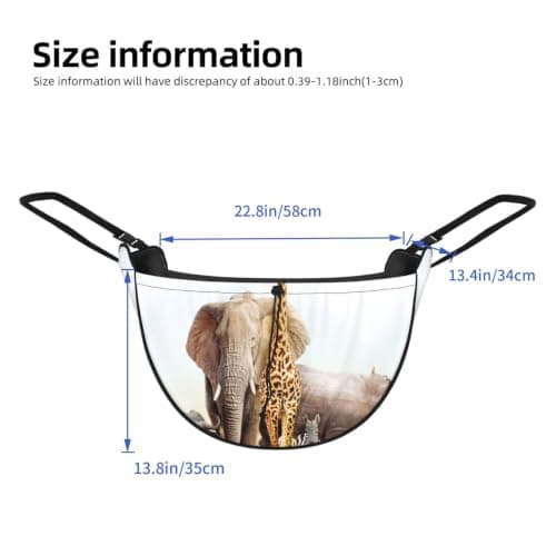 Alliya Animal Safari Car Seat Organizer Miscellaneous Sorting Bag Seat Backrest Bag — view 3