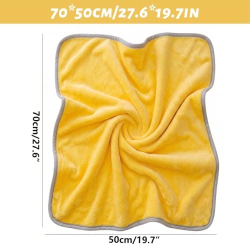 Calming Yellow Dog Blanket, Soft, 28X20In, Calming Blanket For Dogs — view 6