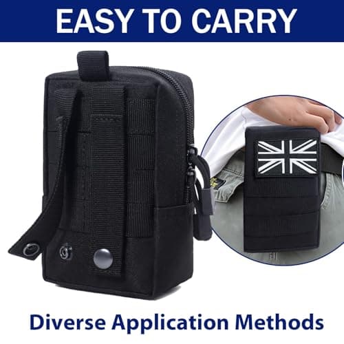 Multipurpose Tactical Molle Pouch Utility Belt Pouch Military Army — view 4