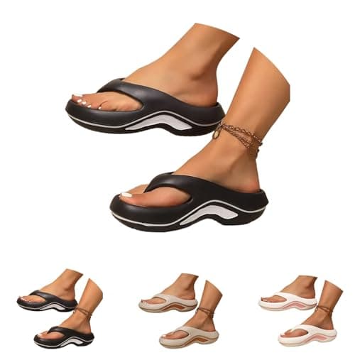 Flip Flops With Arch Support, Shower Flip-Flops Women Non Slip, Slip On — view 5
