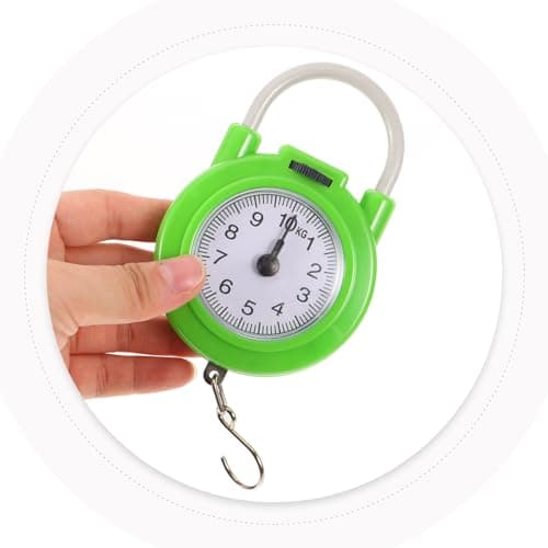 Gatuida Portable Luggage Scale Spring Scale for Suitcase Lightweight Manual Weighing Tool with Hook Compact Design for Travel Baggage Outdoor Use — view 4