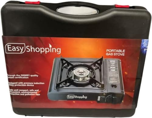 Easy Shopping Portable Camping Gas Cooker Stove Single Burner With 4 Canaister BBQ Caravan Outdoor Party Stove comes with Carry Case — view 4