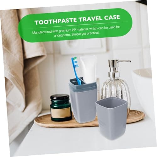 Portable Toothpaste Travel Case Toothbrush Cup Pp Wash Cup — view 5