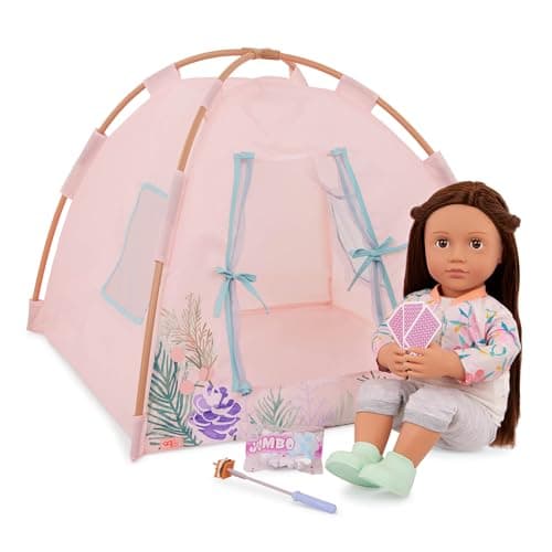 Our Generation Doll Tent Playset, Camping Nights, 18-Inch Camping Toy — view 6