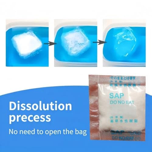18Pcs Portable Toilet Gel Bags with Absorbent Powder & Crystals — view 4