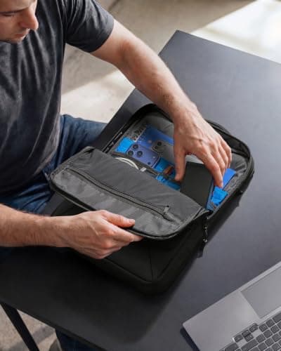 tomtoc 360 Protective Laptop Shoulder Bag for 16'' MacBook Pro M5 Pro/Max (2026), M4,M3,M2,M1, NEW RAZER BLADE 15/16, Dell Inspiron 16 Laptop, Dell XPS 16/15, Premium Cordura Ballistic Nylon Fabric — view 2