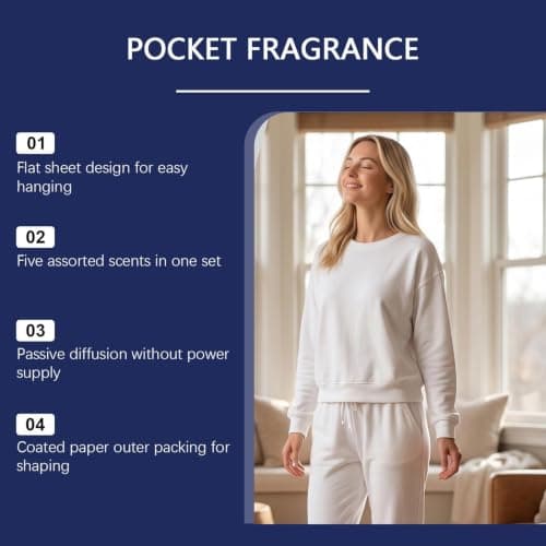 Home Fragrance Sachets 5 Pack Odor Eliminator Air Freshener Fragrance — view 5
