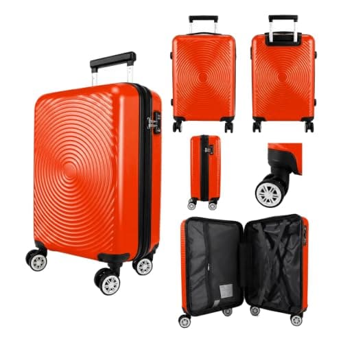 Underseat Cabin Case 40 x 25 x 20cm RyanAir Approved Size with Detachable Wheels and Combination Lock (T-HC-US-1630)