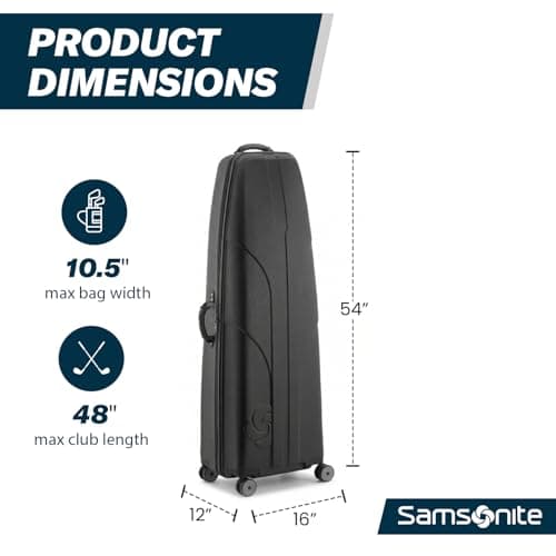 Samsonite Hard Sided Golf Travel Case — view 3